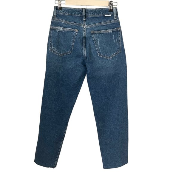 Boyish The Tommy Stretch Distressed High-Rise Straight Jeans in Wild Times - Picture 4 of 13